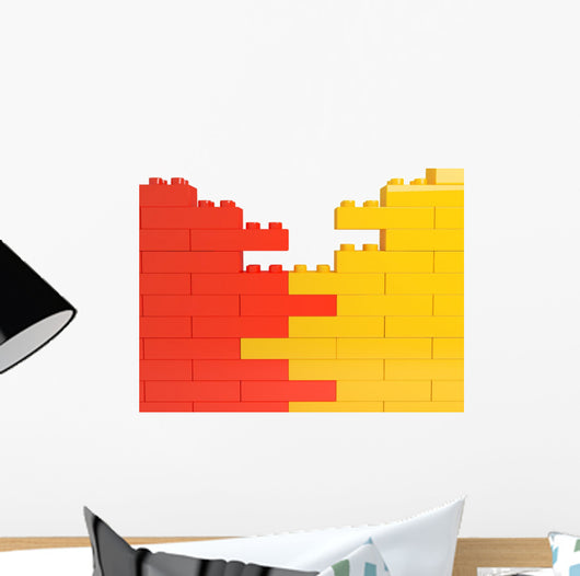 Wall from Color Plastic