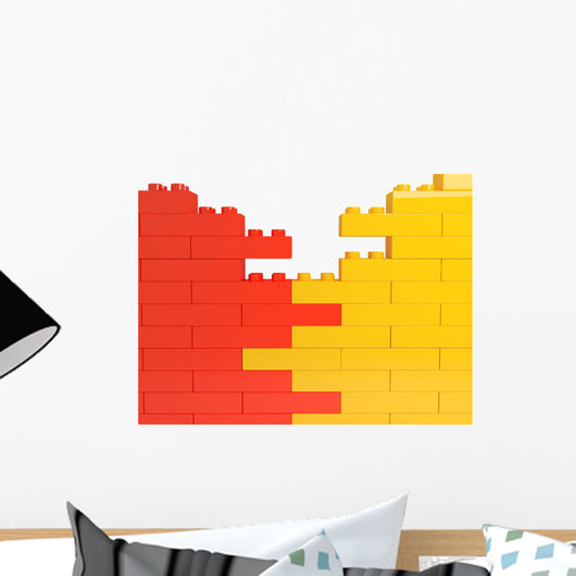 Wall from Color Plastic