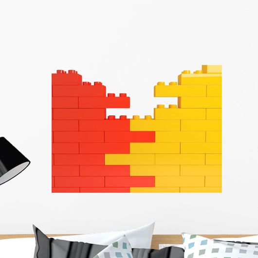 Wall from Color Plastic