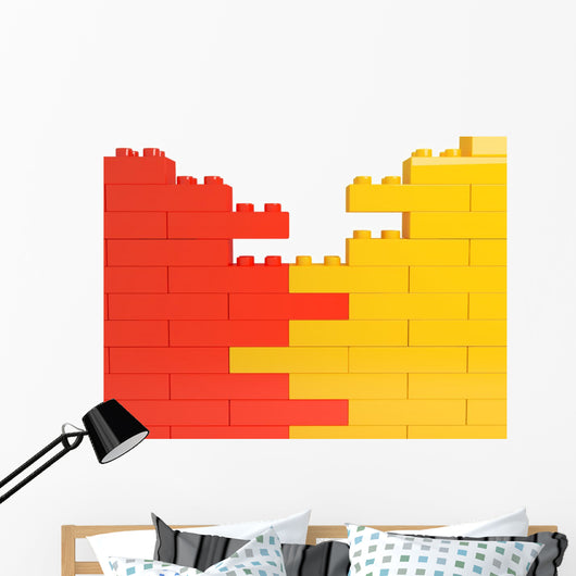 Wall from Color Plastic