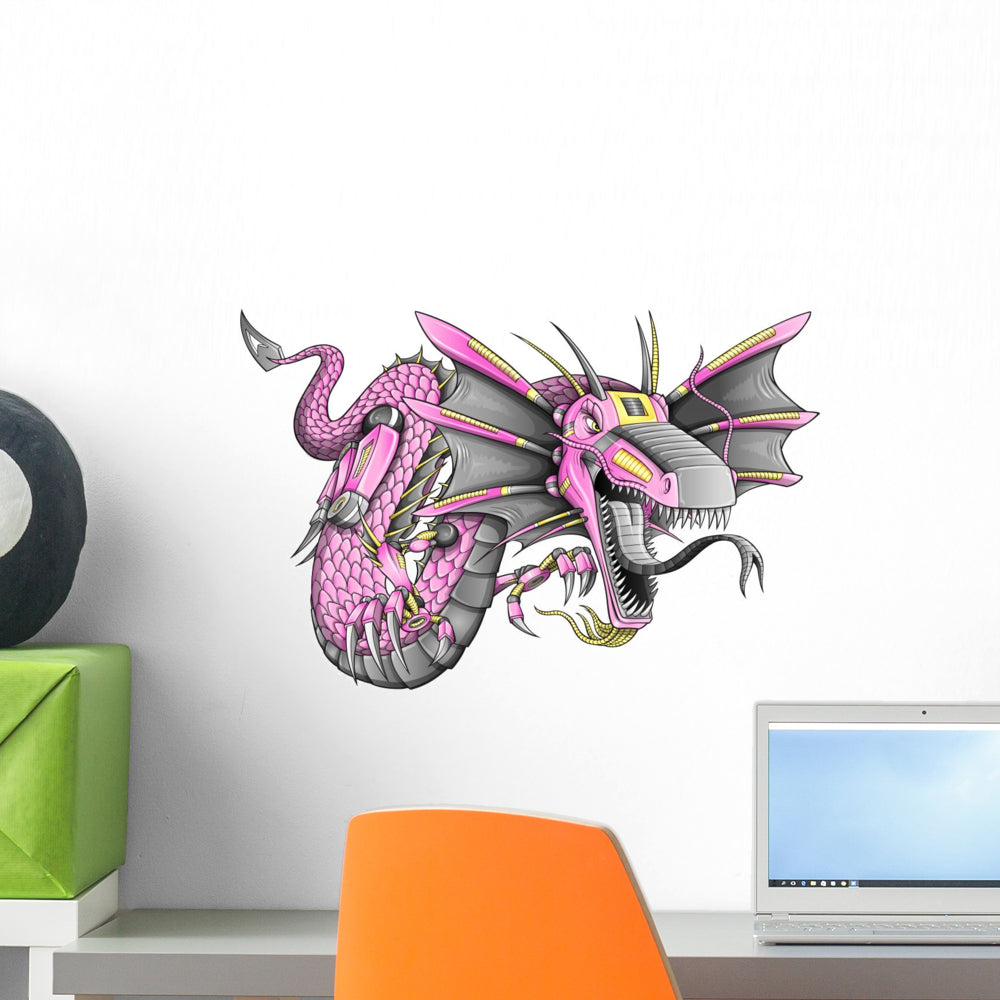 Robot Cyborg Dragon Vector – Wallmonkeys