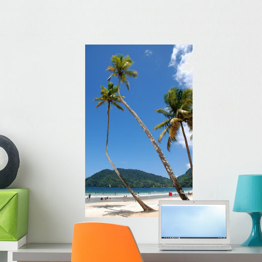 Enjoying the beach Wall Mural
