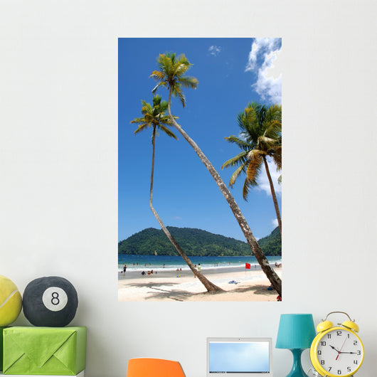 Enjoying the beach Wall Mural