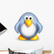 Whimsical Cute Cartoon Penguin Wall Decal