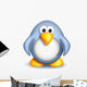 Whimsical Cute Cartoon Penguin Wall Decal