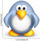 Whimsical Cute Cartoon Penguin Wall Decal