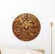 Gold Nine Dragons Emblem Wall Decal