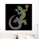 Geko Lizard Design-psychedelic Psychedelic