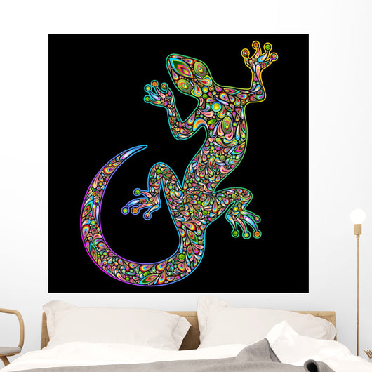 Geko Lizard Design-psychedelic Psychedelic