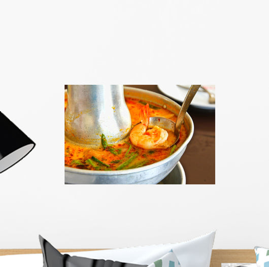 Tom Yum Goong Soup Fire Pot Wall Mural