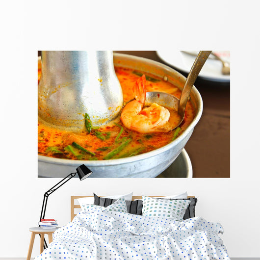 Tom Yum Goong Soup Fire Pot Wall Mural