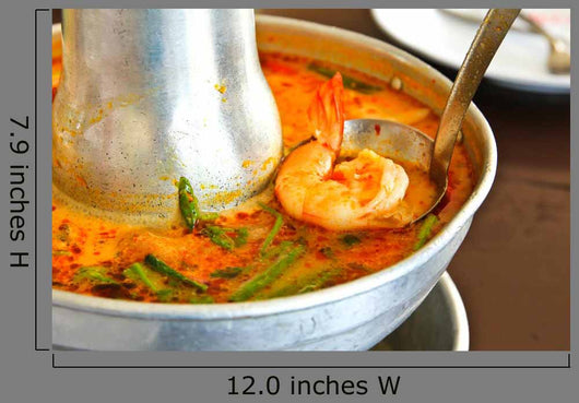 Tom Yum Goong Soup Fire Pot Wall Mural