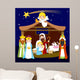 Christmas Nativity Scene Wall Mural
