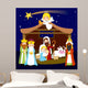 Christmas Nativity Scene Wall Mural