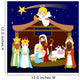 Christmas Nativity Scene Wall Mural