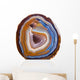 Agate Blue and Orange