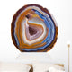 Agate Blue and Orange