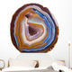 Agate Blue and Orange