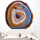 Agate Blue and Orange
