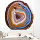 Agate Blue and Orange