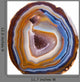 Agate Blue and Orange