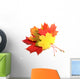 Maple leaves - autumn color. Wall Decal