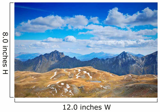 Panoramic Mountain Range Korab