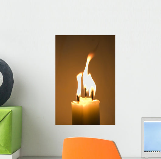 Burning Candles Wall Mural