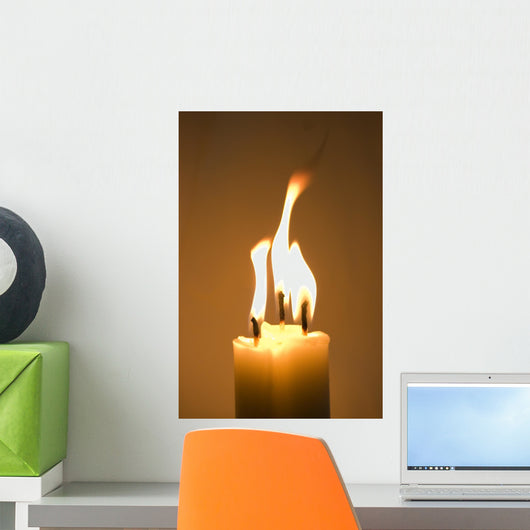 Burning Candles Wall Mural