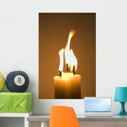 Burning Candles Wall Mural