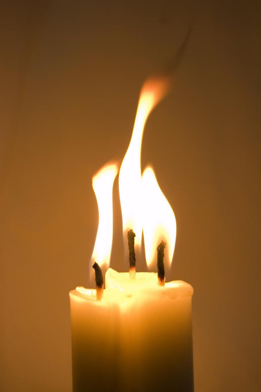 Burning Candles Wall Mural