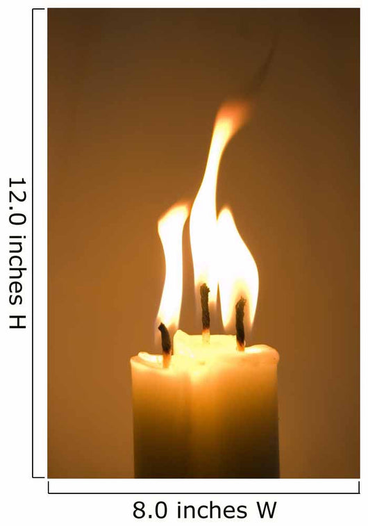 Burning Candles Wall Mural