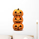 Stacked Jack Lanterns Wall Decal