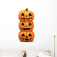 Stacked Jack Lanterns Wall Decal