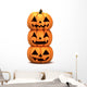 Stacked Jack Lanterns Wall Decal