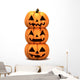 Stacked Jack Lanterns Wall Decal