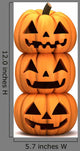 Stacked Jack Lanterns Wall Decal
