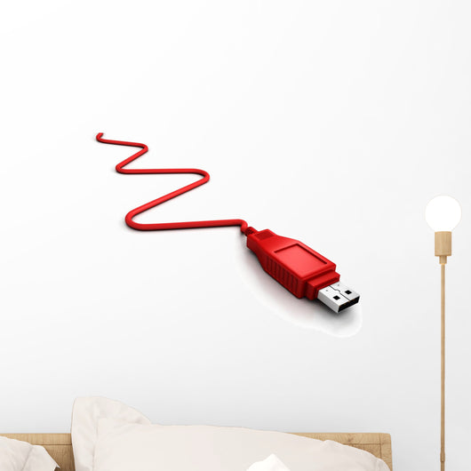 Usb Red Cable White