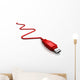 Usb Red Cable White