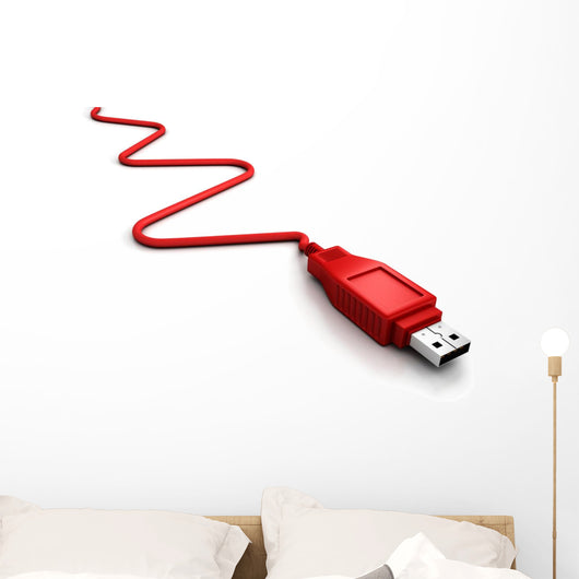 Usb Red Cable White