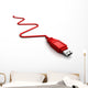 Usb Red Cable White