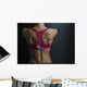 Muscular Femala Back Wall Mural