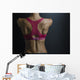 Muscular Femala Back Wall Mural