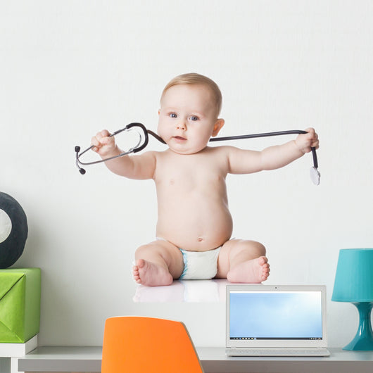 Sweet Baby with Stethoscope