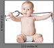 Sweet Baby with Stethoscope