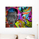 Graffiti wall urban art background. Grunge hip hop design Wall Mural