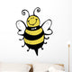 Cartoon bee Wall Decal