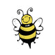Cartoon bee Wall Decal
