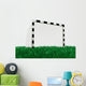 Football Goal Grass Wall Decal