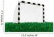 Football Goal Grass Wall Decal